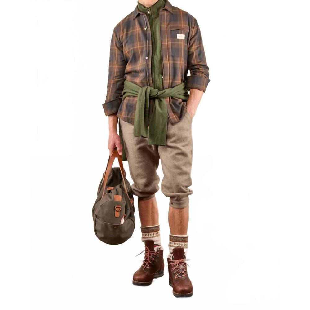 NEW AMUNDSEN skauen field shirt in hunter brown checks